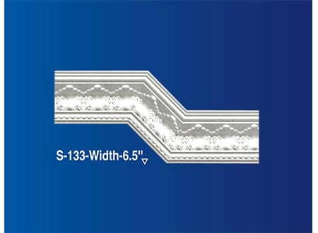 Gypsum Plaster Cornis Strip Decoration and Design M-169