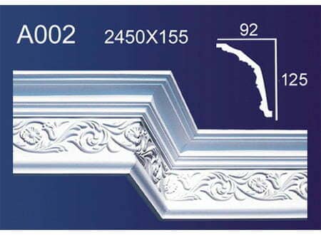 Gypsum Plaster Cornis Strip Decoration and Design M-167
