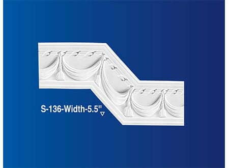 Gypsum Plaster Cornis Strip Decoration and Design M-173