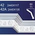Gypsum Plaster Cornis Strip Decoration and Design M-160