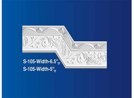 Gypsum Plaster Cornis Strip Decoration and Design M-156
