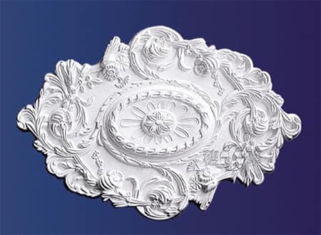 Gypsum Plaster Ceiling Rose Decoration and Design M-334