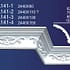 Gypsum Plaster Cornis Strip Decoration and Design M-115