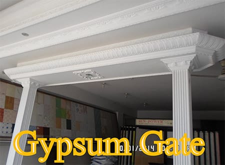 Gypsum Plaster Gypsum Gate Decoration and Design M-737