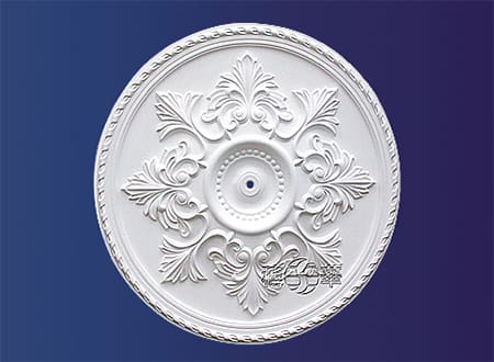 Gypsum Plaster Ceiling Rose Decoration and Design M-316