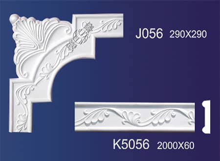 Gypsum Plaster Ceiling Strip Decoration and Design M-504