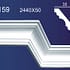 Gypsum Plaster Cornis Strip Decoration and Design M-132