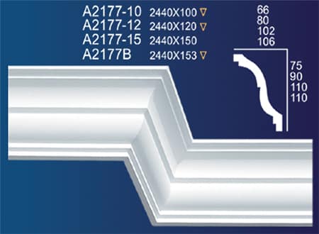 Gypsum Plaster Cornis Strip Decoration and Design M-114