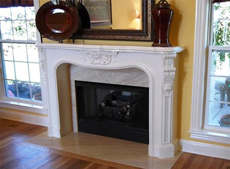Gypsum Wall Unit Fireplace Design M-901