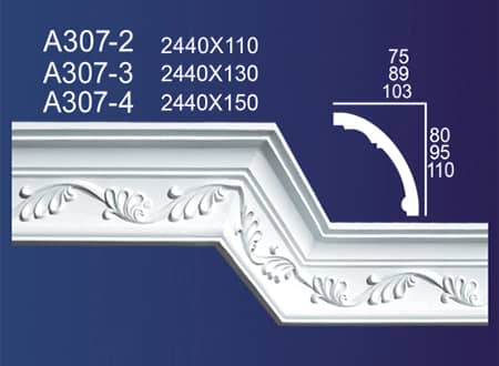 Gypsum Plaster Cornis Strip Decoration and Design M-103
