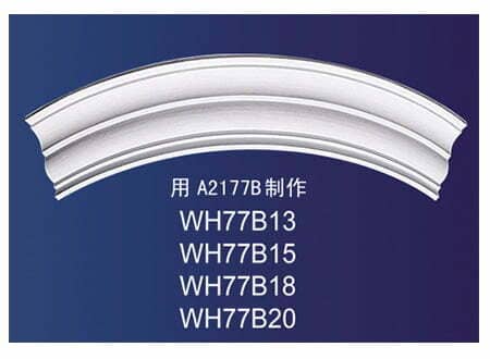 Gypsum Plaster Cornis Strip Decoration and Design M-179
