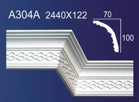 Gypsum Plaster Cornis Strip Decoration and Design M-153