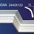 Gypsum Plaster Cornis Strip Decoration and Design M-153