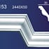 Gypsum Plaster Cornis Strip Decoration and Design M-126