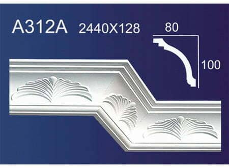 Gypsum Plaster Cornis Strip Decoration and Design M-170