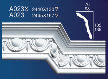Gypsum Plaster Cornis Strip Decoration and Design M-141
