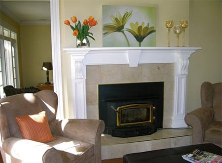 Gypsum Wall Unit Fireplace Design M-913