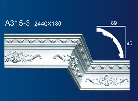 Gypsum Plaster Cornis Strip Decoration and Design M-122