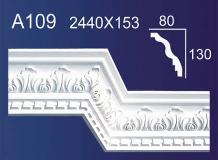 Gypsum Plaster Cornis Strip Decoration and Design M-143